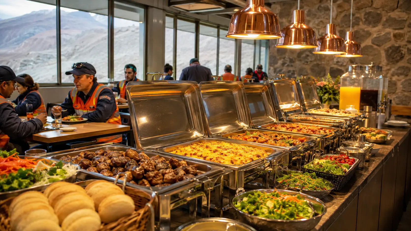 Servicio de catering y alimentación